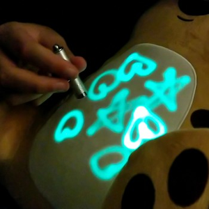 Animates Glow Plush | Doodle Glow-In-The-Dark Plush Bear