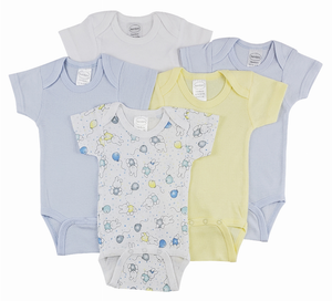 Bambini Short Sleeve One Piece 5 Pack