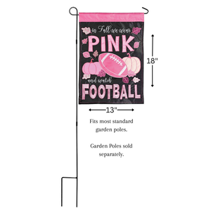 Flag Wear Pink Watch Football 13x18