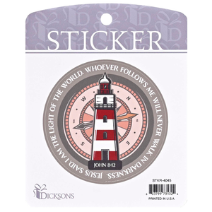 Sticker Lighthouse I Am The Light Of The