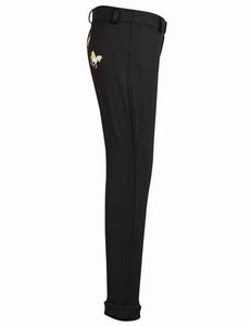 TuffRider Children's Unicorn Unifleece Pull-On Stretch Fleece Knee Patch Winter Jodhpurs