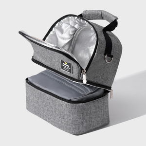 Dual Compartment Lunch Box Bag