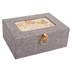 Card Set Linen Gray Kindness Scripture