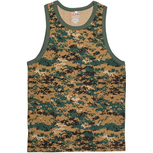 Mens Tank Top Digital Woodland