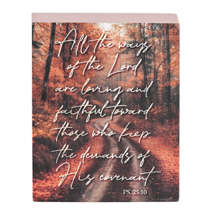 Tabletop Plaque All The Ways of the 3x4