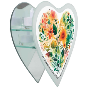 Glass Wall Tealight 1 Corinthians 13:4-8