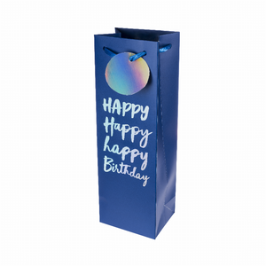 Very Happy Birthday Single-Bottle Wine Bag By Cakewalk