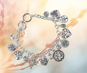 Bracelet Multi Tree Of Life Silver-Plate
