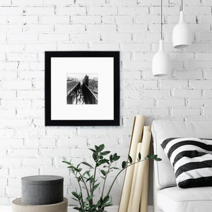 Courtside Market Elevated Railroads Framed Art