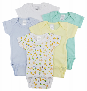 Bambini Short Sleeve One Piece 5 Pack