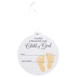 Ornament Children Are A Gift White MDF