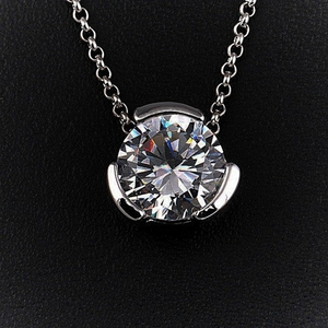 The Sentry - Pendant for a 12 mm Round Precious Stone