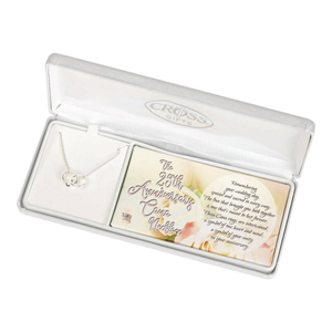 Nk-Cana Anniversary Rngs Silver Plate -18"Ch