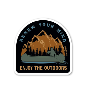 Sticker Canoe Renew Your Mind