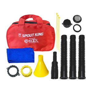 Gas Can Spout Kit With Carry Around Hand Bag - Complete Accessories Included
