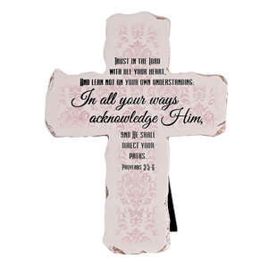 Tabletop Cross Trust In The Lord 7H