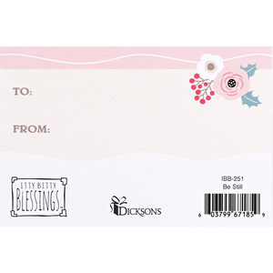 Itty Bitty Card Be Still And Know