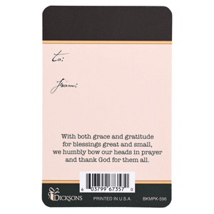 Pocketcard Man Praying Grace