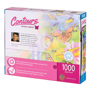 Jigsaw Puzzle 1000 Pc Butterfly Shaped