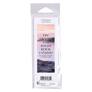 Packaged Bookmarks Christ Solid Rock