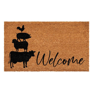 Calloway Mills Farmhouse animals Doormat