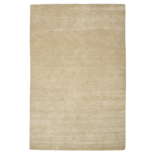 8' X 10' Ivory Wool Hand Woven Area Rug