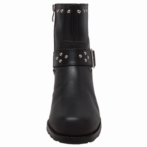 Women's 6" Heeled Buckle Biker Boot
