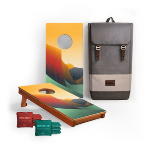 Yosemite National Park Mahogany Pathfinder Cornhole Board Set