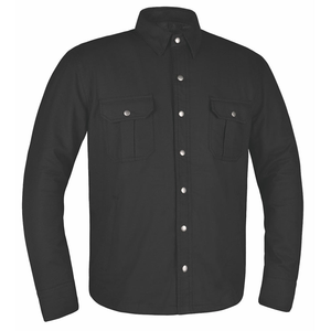 TW141.00 - Mens Black Armored Flannel