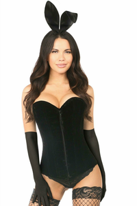 Lavish Velvet Bunny Corset Costume