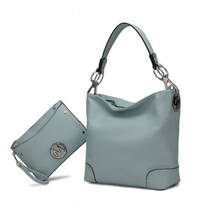 Viviana Vegan Leather Women's Hobo Bag with Wristlet
