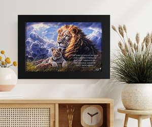 Framed Wall Art Lord Stood By My Side