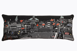 35" Black Annapolis Nighttime Skyline Lumbar Decorative Pillow - 606114642749 35" Black Annapolis Nighttime Skyline Lumbar Decorative Pillow - 606114642749