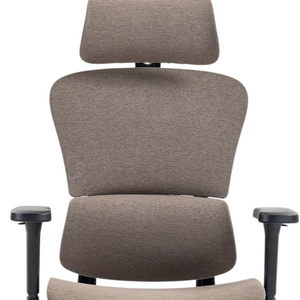 Set of Two Brown and Black Adjustable Height Swivel Rolling Office Chair