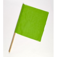 Cloth Signal Traffic Warning Flag, Green