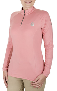 Lettia Women Quarter-Zip Neck UPF 50+ Sun Shirt
