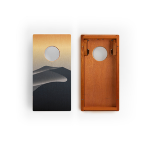 Mojave National Park Mahogany Pathfinder Cornhole Board Set