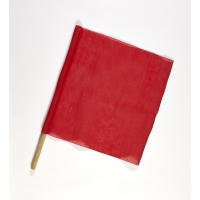 Cloth Signal Traffic Warning Flag, Red,