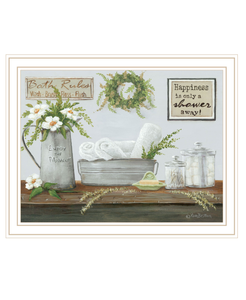 Fresh Towels White Framed Print Wall Art