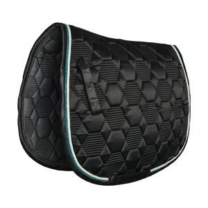 Lettia Honeycomb Collection Saddle Pad - TEAL