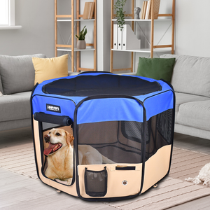 JESPET Pet Dog Playpens 36", 45" & 61" Portable Soft Dog Exercise Pen Kennel with Carry Bag for Puppy Cats Kittens Rabbits, Indoor/Outdoor Use