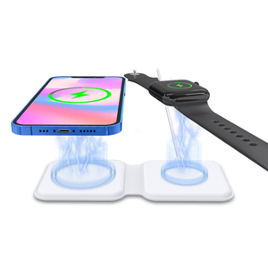 Duet Foldable 2-in-1 Wireless Charger For Apple iPhone Apple Watch