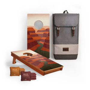 Grand Canyon National Park Mahogany Pathfinder Cornhole Board Set