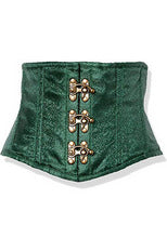 Top Drawer Brocade Steel Boned Mini Cincher with Clasps