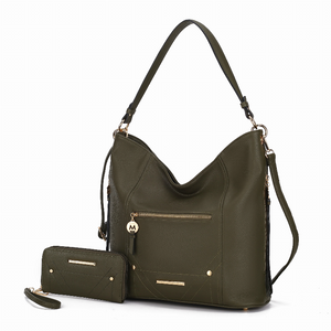 Jordina Shoulder with Matching Wallet