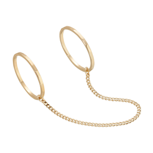 CELESTE DOUBLE CHAIN RING