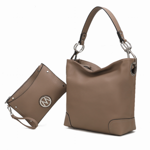 Viviana Vegan Leather Women's Hobo Bag with Wristlet
