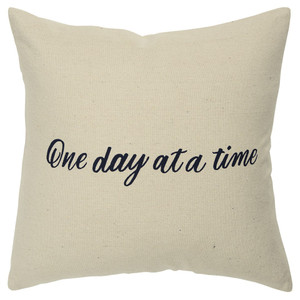 Black Taupe Canvas One Day Throw Pillow - 808230116658 Black Taupe Canvas One Day Throw Pillow - 808230116658