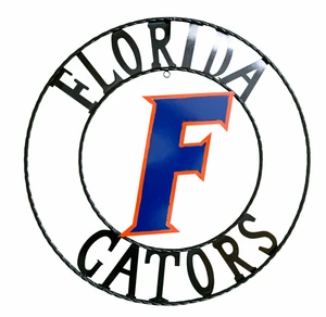 University of Florida Gators Wrought Iron Wall Decor