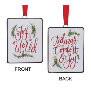 Holiday Sentiment Ornament 